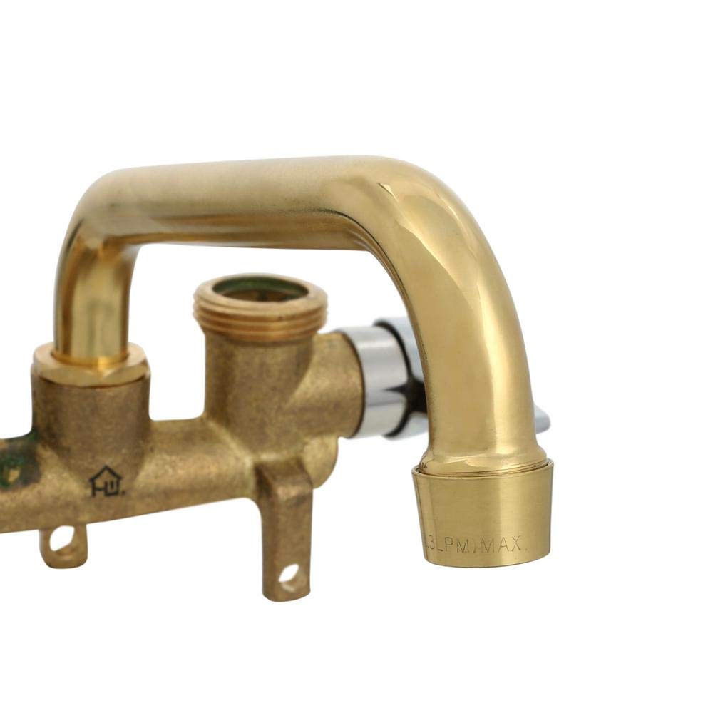 Homewerks Worldwide 3310-250-RB-B Rough Brass Laundry Faucet, No Size