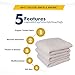 AMOR & AMORE Sherpa Fleece Throw Reversible Fuzzy Plush Microfiber All Season Blanket for Bed or Couch, Full