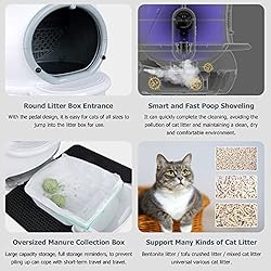 Self-Cleaning Cat Litter Box,Automatic Litter Box