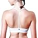 Women's Light Support Cross Back Wirefree Pad Yoga Sports Bra Queenie Ke Size M Color White Pro