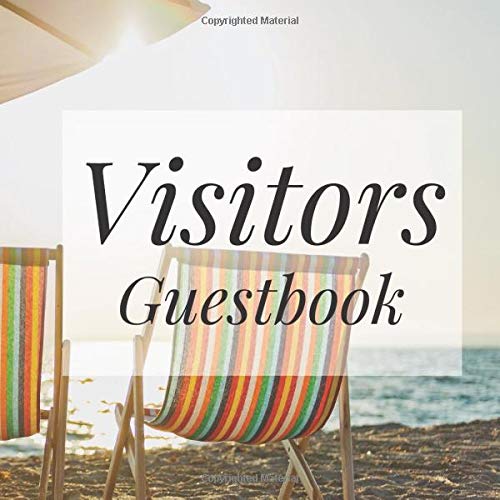Visitors Guestbook Beach Ocean Guest Signing Book Address