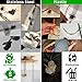 Stainless Steel 27.5inch Hair Drain clog remover, Drain Hair Cather Shower Drain Hair Trap Drain Cleaning Tool Drain Clog Remover 3 Pack