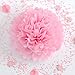Gender Reveal Party Supplies Boy or Girl Baby Shower Decorations Baby Blue Pink White Gold Tissue Paper Pom Pom Paper Lanterns for Pink and Blue Decorations/Gender Reveal Party Decorations
