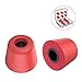 12Pcs Replacement Eartips- RIYO Premium Memory Foam Earphone Earbuds Tips Noise Reducing Earbud Tips for 5mm-7mm in-Ear Headphones Nozzle (Small, Red)