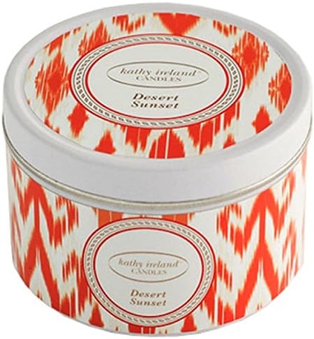 Kathy Ireland Candles Gallery Tin Candle, Desert Sunset