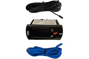 New Carel Temperature Thermostat PZGXS0J111 with Temperature Sensor Probes 115V / Technician Ready by Xiltek