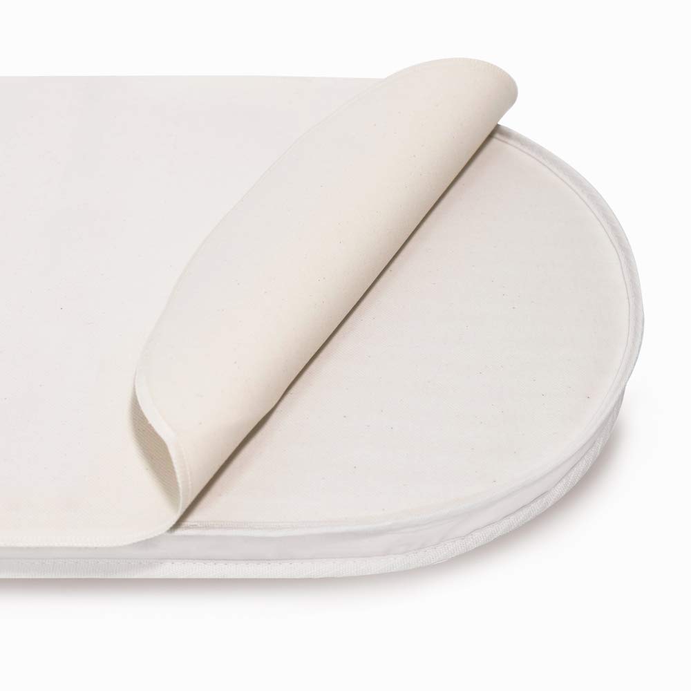 naturepedic oval bassinet mattress