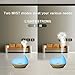 BESTEK Aromatherapy Diffuser, 300ml Wood Look Essential Oil Diffuser Lasts 8 Hours with Waterless Auto Shut-Off, Cool Mist, 7 lED Night Light