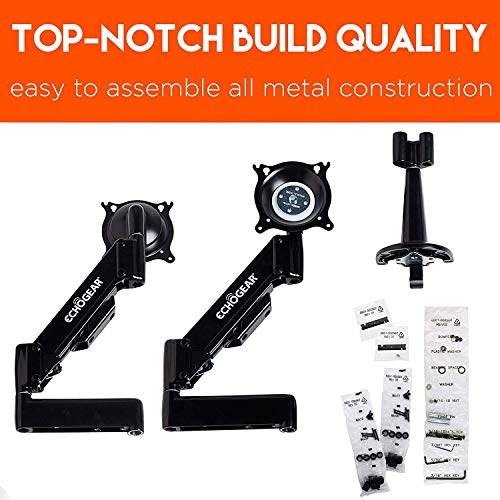 ECHOGEAR Premium Dual Monitor Stand Adjust Your Monitors to The