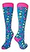 MadSportsStuff Exotic Leopard Over the Calf Socks (Neon Leopard, Small)