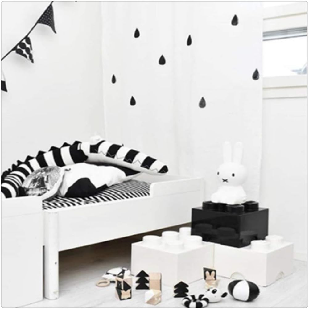 Ankamal Elec Children's Striped Crocodile Pillow Breathable Cot Bed Liner Cot Bumper Cot Mesh Liner Head Guard Breathable Cot Bed Bumper Set