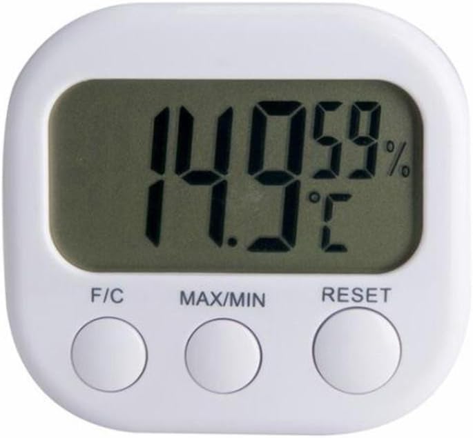 WDUJ Mini Electronic Hygrometer, Intelligent Digital Display Temperature and Humidity