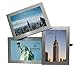 benerini 3 Picture Brushed Aluminum Satin Silver Color Photo Picture Frame - Will Take 3 Photo of 6 x 4 Inches (15 x 10 cm).