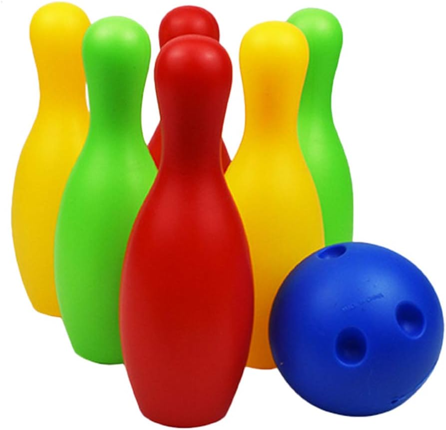 None Kids Bowling Set,Indoor Outdoor Childrens Bowling Set Bowling