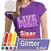 SISER GLITTER Heat Transfer Vinyl (Tshirt HTV) 20