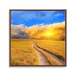 Framed Charming Scenery Home Artwork for Living Room Bedroom
