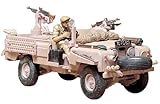 Tamiya 300035076 1: 35 Scale WWII British SAS Land Rover, Pink Panther Model (1)