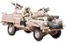 Tamiya 300035076 1: 35 Scale WWII British SAS Land Rover, Pink Panther Model (1)