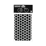 RydeSafe Reflective Decals - Hexagon Kit - Large (Black)