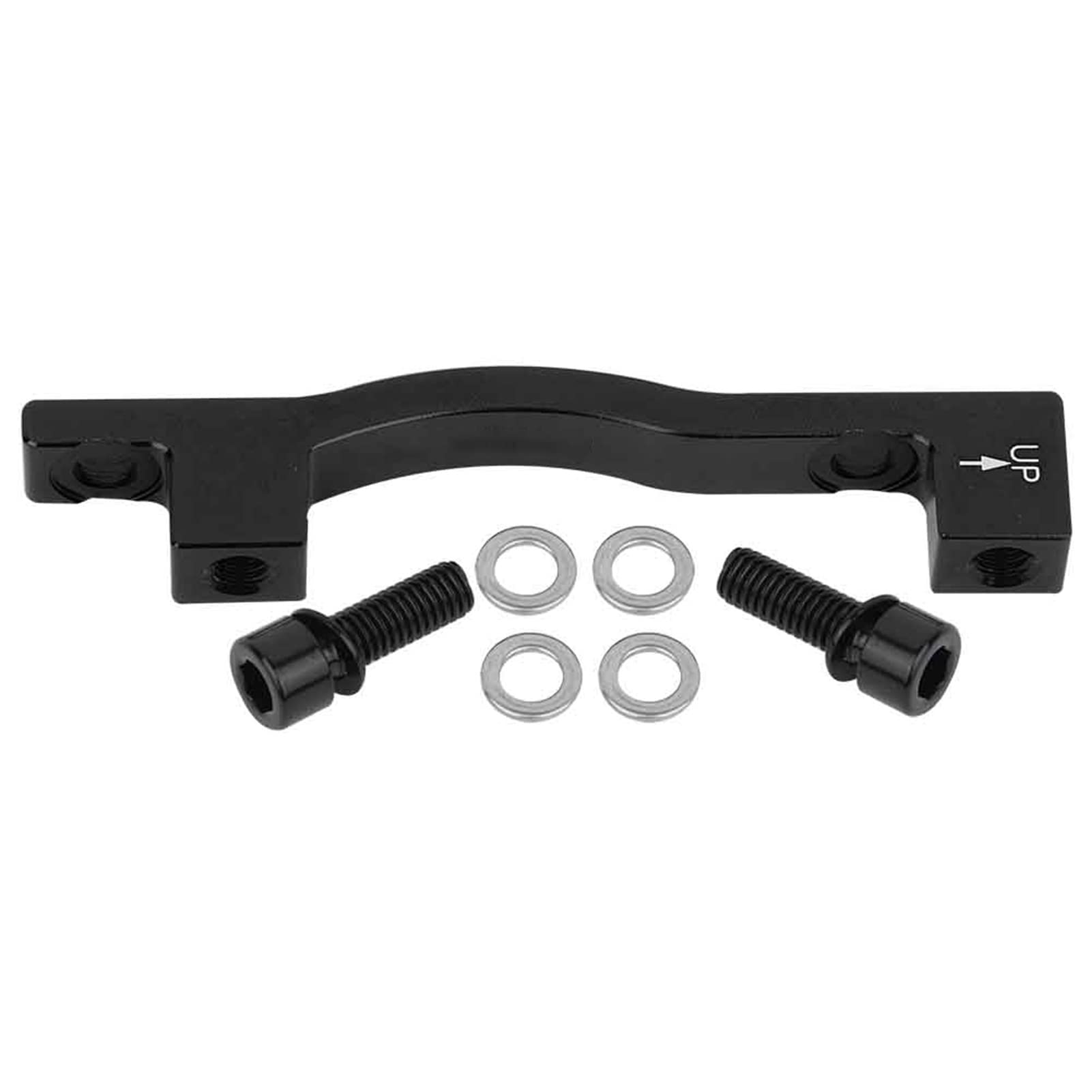 Photo 1 of Ymiko 160 to 203 Post Mount Adapter 160mm 203mm 180mm disc Brake 185 Rotor Front calliper and Spare Parts Caliper Bracket Spacer Disk qm41 is Rear 180 mm