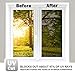 Reflective Window Film Mirror One Way Daytime Privacy Anti UV Static Cling Window Film Removable Decorative Screen Stickers Black & Silver 6 Mil 23.6 Inch x 6.5 Feet