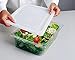 Rubbermaid Commercial Products FG146P00WHT Cold Food Pan, Soft Lid, 1/2 Size, White