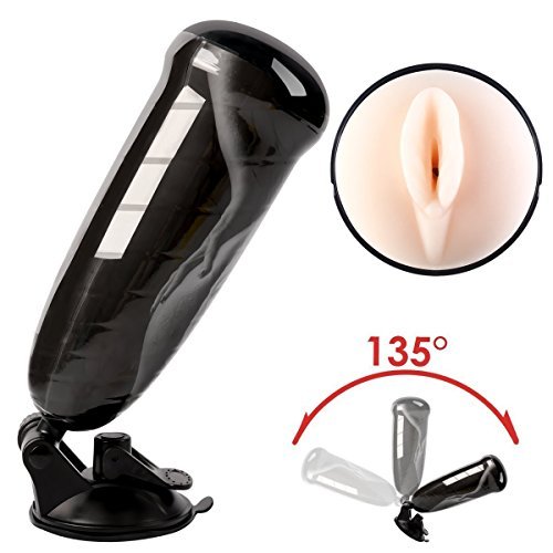 ZEMALIA Jessica Masturbateur Homme Masculin Vagin Mains Libres Built-in Réaliste Masturbation Coupe 135 °Avec Puissant Ventouse (promu)