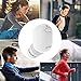 NENRENT S570 Bluetooth Earbud,Smallest Mini V4.1 Wireless Bluetooth Earpiece Headset Headphone Earphone with Mic Hands-Free Calls for iPhone Samsung Galaxy LG and Other Smartphones White (1 Piece)