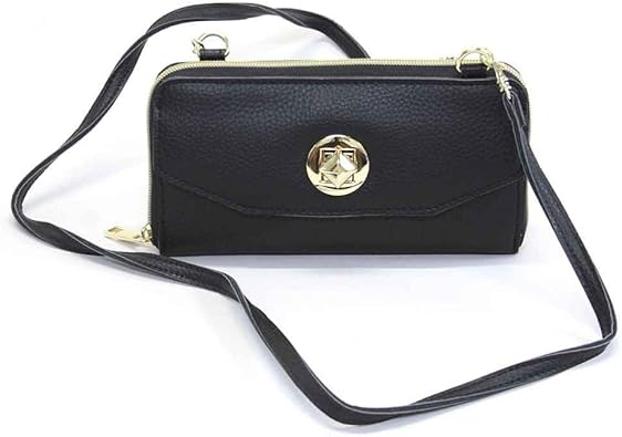 Amazon アネロ Anello スマホも入るお財布一体型ポシェット 多収納 お財布ショルダーバッグ これひとつで身軽にお出掛けok Zu M0176 Bk 並行輸入品 Anello アネロ ショルダーバッグ