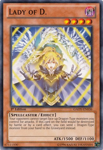 Yu-Gi-Oh! - Lady of D. (GAOV-EN036) - Galactic Overlord - Unlimited Edition - Common