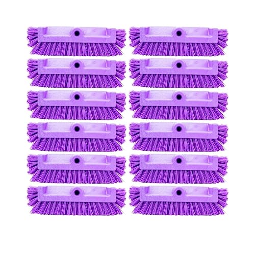 SPARTA Multi-Level Tile Scrub Brush 12" Wide Brush Head, Heavy-Duty Tile Cleani…