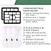 isinlive 2 + 4 Pack Vacuum Filters Compatible with Shark Rotator Professional Lift-Away NV500, NV501, NV502, NV503, NV505, NV510, NV520, NV550, NV552, UV560, Replace Part # Xff500 Xhf500