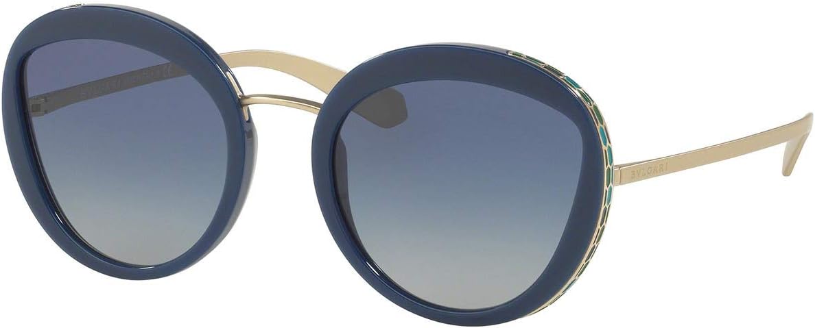 Bvlgari BV8191 Sunglasses Blue w/Blue Gradient 52mm Lens 11204L BV 8191 Bulgari