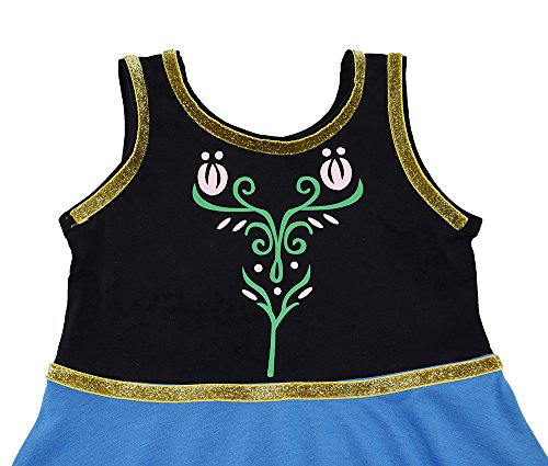 Anna Dress Girls' Princess Fancy Dress Costume children princess 3-8Y - Image 2
