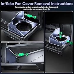 Okinos Aqua 9, ATX PC Case, 5 × 120mm ARGB PWM Fan