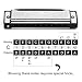 Anwenk Harmonica Key of C 10 Hole 20 Tone Diatonic Harmonica C with Case for Beginner, Christmas Gift