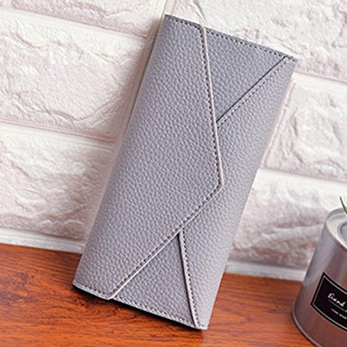 Hot Sale! Women Handbag Wallet,Canserin 2017 New Women's Daily Use Clutches Handbag Quality Clutch Purse Fashion Handbag Wallet (Gray)