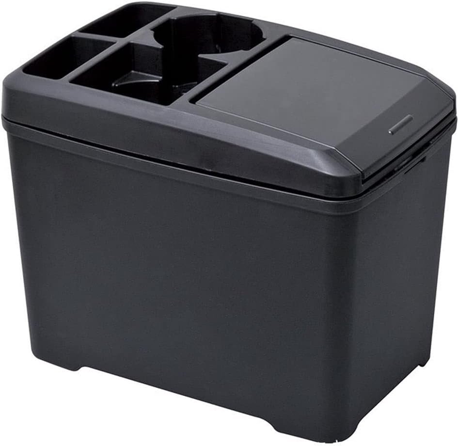 NXYBD Black Universal Car Interior Trash Can Multifunction Trash Bin