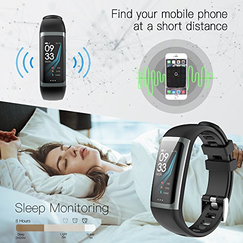 WELTEAYO Fitness Tracker Activity Tracker Fitness Watch Heart Rate Sleep Monitor Waterproof Smart Bracelet Bluetooth Pedometer Wristband Smart Watch for Android and IOS