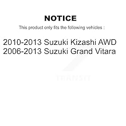 Rear Wheel Bearing and Hub Assembly Pair for Suzuki