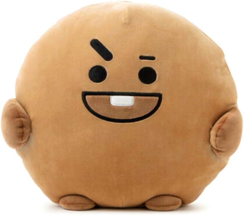 Teblacker BTS Plush Toy, Kpop Bangtan Boys Super Soft Lovely Cartoon Plush Throw Pillow for Office Home Sofa Car( SHOOKY)