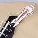 Topus 2 Sets (4pcs) Guitar Bone Bridge Saddle and Nut Made of Real Bone,Include 1 Pc Stainless Steel Grinding Needle File, 1 Pc Pin Puller, 1Pc Grinding Stone, 9 Pcs Sand Paper