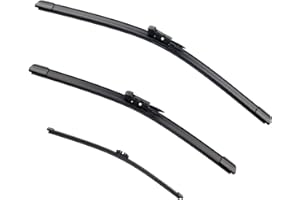 ANIKLUIM 28"+ 28" Wiper Blades with 11" Rear Wiper Blade Set Replacement for 2015-2019 Mondeo Windshield Wipers Original Factory Quality (Pack of 3)