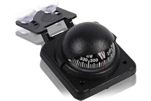 KEENSO Digital Car Dashboard Mount Black for Windshield for Car, Watercraft, Boat, and Truck