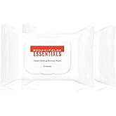 Rodan + Fields Essentials Instant Makeup Remover Wipes | 2 pack | Gentle Cleansing Face Wipes for Sensitive Skin | Removes Makeup | Disposable Facial Towelettes