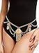 JoJo&Lin Dangle Coin Belly Waist Gold Chain Belt Gypsy Bohemian Dancing Tassel Body Jewelry