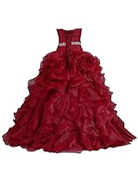 AnTS - Vestido de mujer con diseño de bola de quinceañera