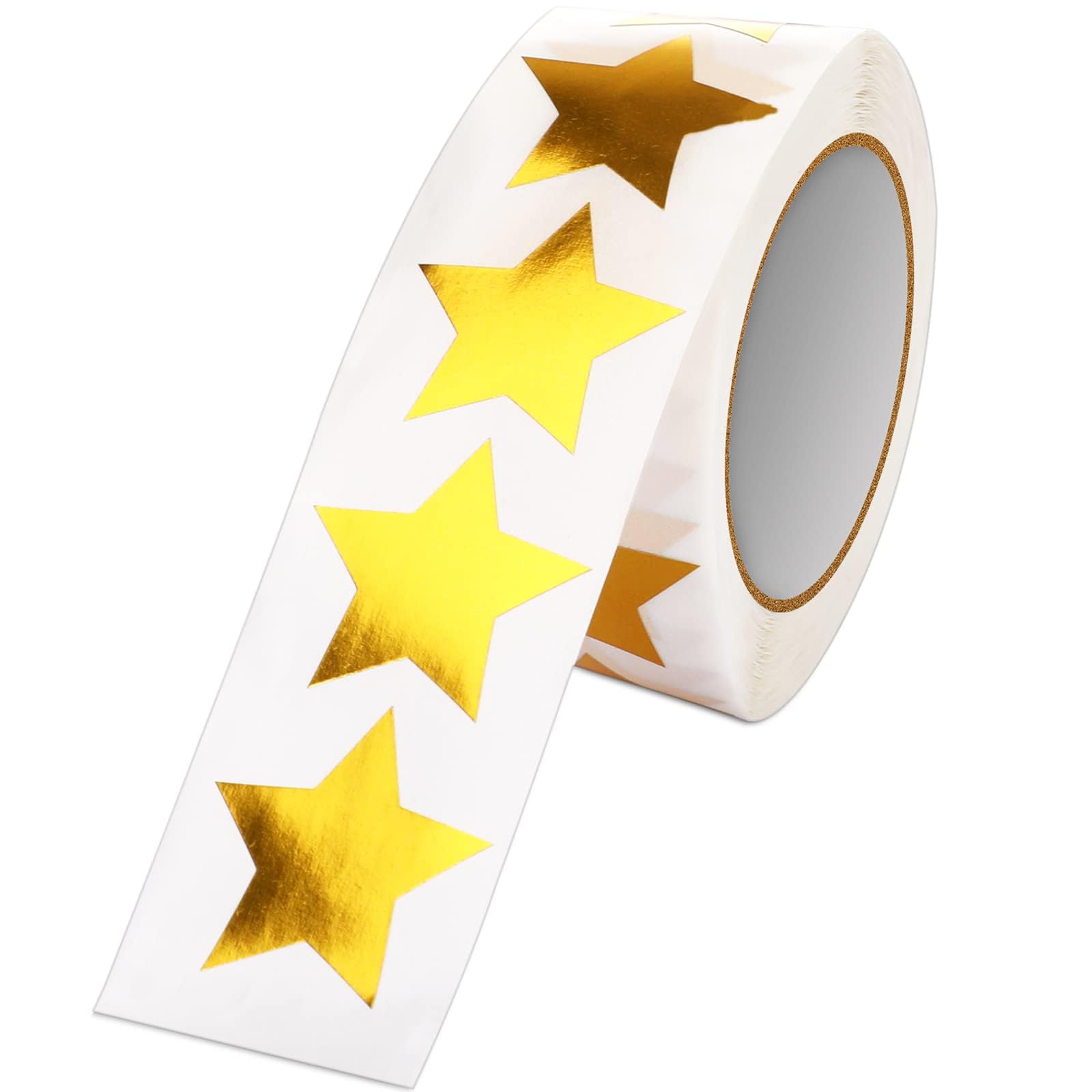 Photo 1 of SANNIX Gold Star Stickers,1 Inch Gold Star Stickers for Kids Reward Self Adhesive Metallic Foil Labels 500Pcs Stars Sticker for DIY Crafts Classroom Teachers Supplies