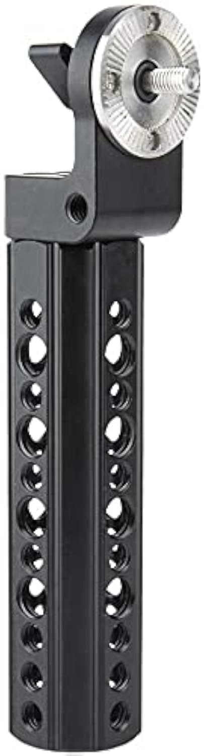 NICEYRIG Rosette Handle Grip with ARRI Standard Rosette Mount Adapter(M6 Thread, 31.8mm) for 15mm Shoulder Pad Rig Rod Support System-1pcs
