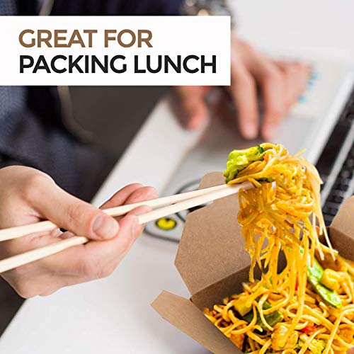 5 Microwaveable+Kraft+Grease+Resistant+Containers